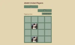 PLay 2048 Cricket Players now!